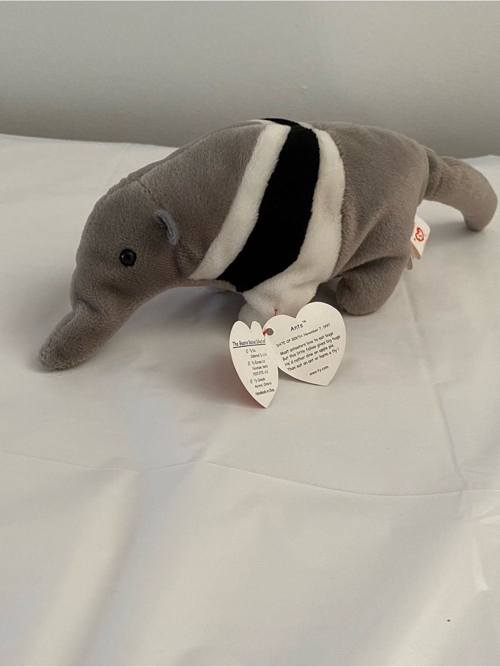 Original 1997 Beanie Baby "Ants the Anteater"